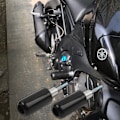 Miniatyrbild 6 av 9: Motorcykelram Avgasskydd Crash Pad Anti Crash Protector Limstift