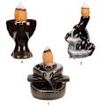 Miniatyrbild 4 av 11: Vattenfallsrökelse för brännare Keramiskt tillbakaflöde rökelsehållare Fountain Backflow C null - 4