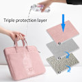 Miniatyrbild 7 av 11: Laptopväska för Air Pro13 för Case 13 14 15 11 12 in Vattentät PC Notebook-väska för Dell för Acer hp- Handväska Brie Gray 11-inch