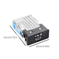 Miniatyrbild 5 av 11: USB-port med snabbladdningsfunktion för F48 F54 F60 G01 G05 G06 G07 G12 Datasynkronisering