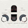 Miniatyrbild 9 av 11: Mini Digital LCD Elektronisk Finger Ring Hand Tally Counter 9 siffror Yellow