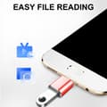 Miniatyrbillede 6 af 8: OTG-adapter Type C han til USB3.0 hun til effektiv datastyring Red