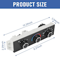 Miniatyrbillede 5 af 11: Front Klimakontrolmodul til Express 2500 3500 4500 C4500 C5500 C6500 C7500