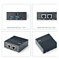 Miniatyrbild 4 av 10: Nanopi R4S Mini Router 1GB/4GB LPDDR4 CNC Full Metal för Shell RK3399 Dual Gigabit Ethernet-port för IOT NAS för Smart H