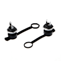 Miniatyrbild 7 av 8: 5 st DC-022B power hona panelmonterad kontakt 5,5 x 2,1 mm