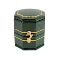 Miniatyrbild 10 av 11: PU Läder Ring Box Lyx Smycken Ring Boxar Smycken Förvaring för Case för Förlovning Förlovning Bröllop Bröllopsdag Red