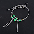 Miniatyrbild 6 av 11: Anti-Winding Swivel String Havsfiske Krok Stål Riggar Wire Leader Fiskkrokar 3