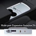 Miniatyrbild 11 av 11: USB Hub Portar Hög Hastighet Handskfack Dockningsstation Adapter Splitter för