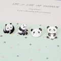 Miniatyrbild 3 av 8: Jul Brosch Pin Legering Tecknad Panda Märken Brosch Pins Smycken för Kläder Väskor Hatt Tillbehör DIY Hantverk Material
