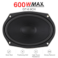 Miniatyrbild 2 av 9: Kraftfull Subwoofer Ljud För Bil Universal Diskant Spole Högtalare 600W 12V