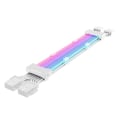 Miniatyrbild 11 av 11: PC- case- PSU-förlängning RGB-kabel 24Pin PCI-E GPU 8PinX2,8PinX3 Neon-Color Line ARGB Streamer- Transfer Adapter 5V3Pin Black 24p