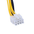 Miniatyrbild 5 av 10: Datorströmförsörjning POWER 4-pin till moderkort 8-pin CPU- power