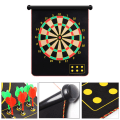 Miniatyrbild 2 av 11: Magnetisk darttavla för barn, dartbrädespel med magnetisk dart, dubbelsidigt säkert dartspel roll-up darttavla set 12 plate 4 darts