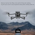 Miniatyrbild 3 av 11: Bärbar leveransenhet Lättviktstransportkastare ABS Airdrop-system för Mavic3 Perfekt för olika tillfällen