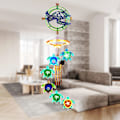 Miniatyrbild 6 av 10: 1 set för Turtle Wind Chime Hänge Drop Lim Form Diy för Turtle Wind Chime Vardagsrum Vägghänge Dekoration Silikon