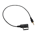 Miniatyrbilde 1 av 8: Justerbar 3,5 mm kjøretøy lydsystem AUX-kabel for AMI-port 1 meter ledning