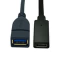 Pikkukuva 6 / 10: USB A–USB Type C -sovitin tehokkaaseen tiedonsiirtoon OTG-datakaapeli 10 cm