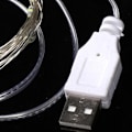 Miniatyrbild 10 av 11: Vattentät Garland Fairy String Lamp Silver Wire Nattljus USB driven för 3m C