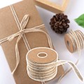 Miniatyrbillede 8 af 10: 10M/Roll Natural Jute Reb Gavepakning Webbing MULTICOLOR Multicolor
