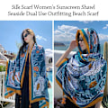 Miniatyrbillede 10 af 10: 90x180 cm Strandsjal Bandana 2 2 2