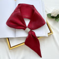 Miniatyrbillede 5 af 10: Wraps Neck Cross Tørklæder ROSE RED Rose Red