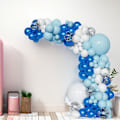 Pikkukuva 2 / 5: Sininen ja valkoinen Balloon Garland Kit Arch Kit