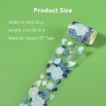 Miniatyrbillede 4 af 4: Flower Tape Washi Tape Transparent Tape