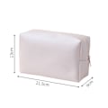 Miniatyrbillede 1 af 10: Make Up Taske Kosmetiktaske HVID L White L