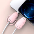 Miniatyrbild 10 av 10: Kabelskydd Laddare Kabel Cover LILA TYP TILL Purple TypeC to iOS-TypeC to iOS
