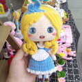 Pikkukuva 5 / 10: 10 kpl/5 paria Eyes Crafts Eyes Puppet Crystal Eyes PURPLE Purple