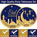 Pikkukuva 7 / 10: Eid-paperilautasarjoja - kupit, lautaset ja servietit 1 1