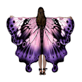 Miniatyrbild 1 av 10: Butterfly Shawl Cape Faire Butterfly Wings H H H