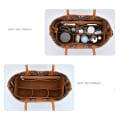 Miniatyrbild 9 av 10: Handväska Insert Väska Handväska Liner GRÅ 3# 3# Gray 3#-3#