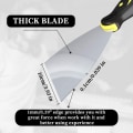 Miniatyrbilde 6 av 7: 3 stk Kittblader Skrapere Spackle Blades Metallskrapeverktøy