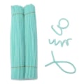 Pikkukuva 1 / 10: 100 kpl / set Chenille Varret Twist Stick Pehmonauha LIGHT light green