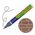 Miniatyrbillede 5 af 10: 2 stk. Flisepen Grout Restorer Pen GRÅ grey