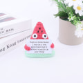 Miniatyrbild 4 av 10: Positiv energidocka stickad grönsaksdocka 6 6 6