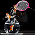 Miniatyrbilde 7 av 9: Tiny Fish Tank Net Aquarium Reke Nett 37CM 37cm