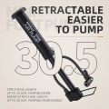 Miniatyrbillede 7 af 10: Cykelluftpumpe Manuel luftpumpe SORT black