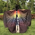 Miniatyrbillede 5 af 10: Butterfly Cape Butterfly Wings sjal 04 04 04