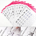 Miniatyrbillede 4 af 10: Practice Nails Nail Practice Sheet Akryl Practice Mat