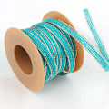 Miniatyrbillede 6 af 10: 10M/Roll Natural Jute Reb Gavepakning Webbing MULTICOLOR Multicolor