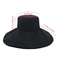 Miniatyrbillede 2 af 10: Bucket Hat Beach Cap SORT Black