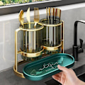 Miniatyrbild 7 av 10: Chopstick Barrel Double Layer Lagring 2 2 2