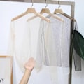 Miniatyrbillede 10 af 10: T-shirt Toppe See Through Bluse SORT Black