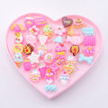 Pikkukuva 1 / 10: 36 kpl Lasten sarjakuvasormukset, Candy Flower set Style 4