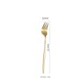 Miniatyrbilde 1 av 10: Kaffeskje Fruktgaffel GULLGAFFEL Gold Fork-Fork