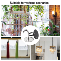 Miniatyrbillede 4 af 10: 1 stk Vægkrog Loftmontering Bøjle SMALL U SORT LILLE U SORT small U black