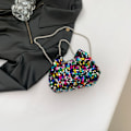 Pikkukuva 10 / 10: Sequin Bucket Bag Crossbody Olkalaukut MUSTA black