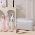 Miniatyrbillede 4 af 10: Make Up Taske Kosmetiktaske HVID L White L
